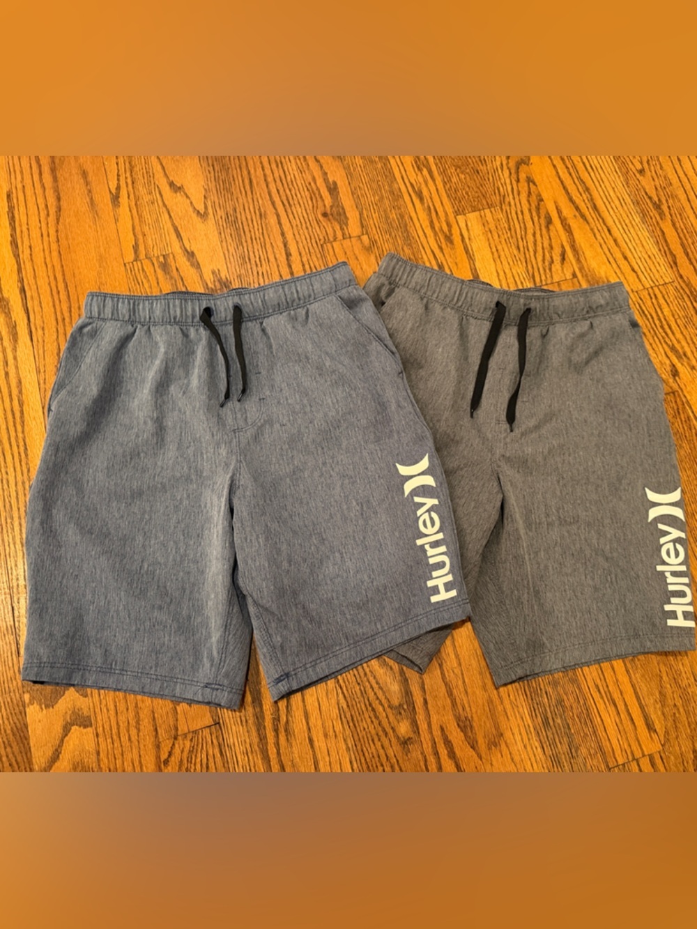 Hurley Gray Heather Casual Athletic Shorts - Twin Set